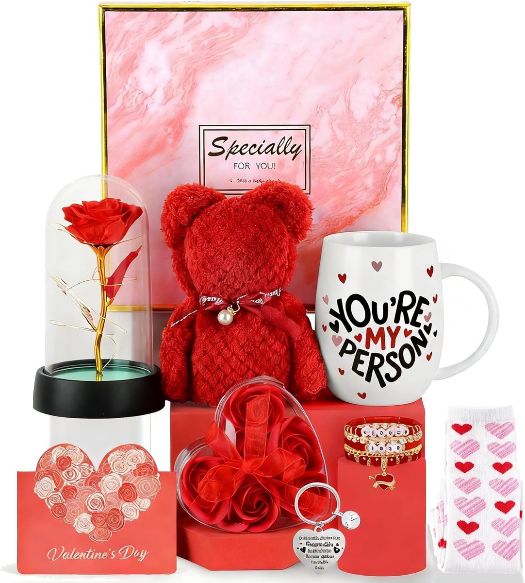 SnelShoppen - Verjaardagscadeaus voor Vrouwen, Valentijnsdag Geschenkdoos met Luxe Verpakking, Persoonlijke Touch, Ideaal voor Feestdagen en Speciale