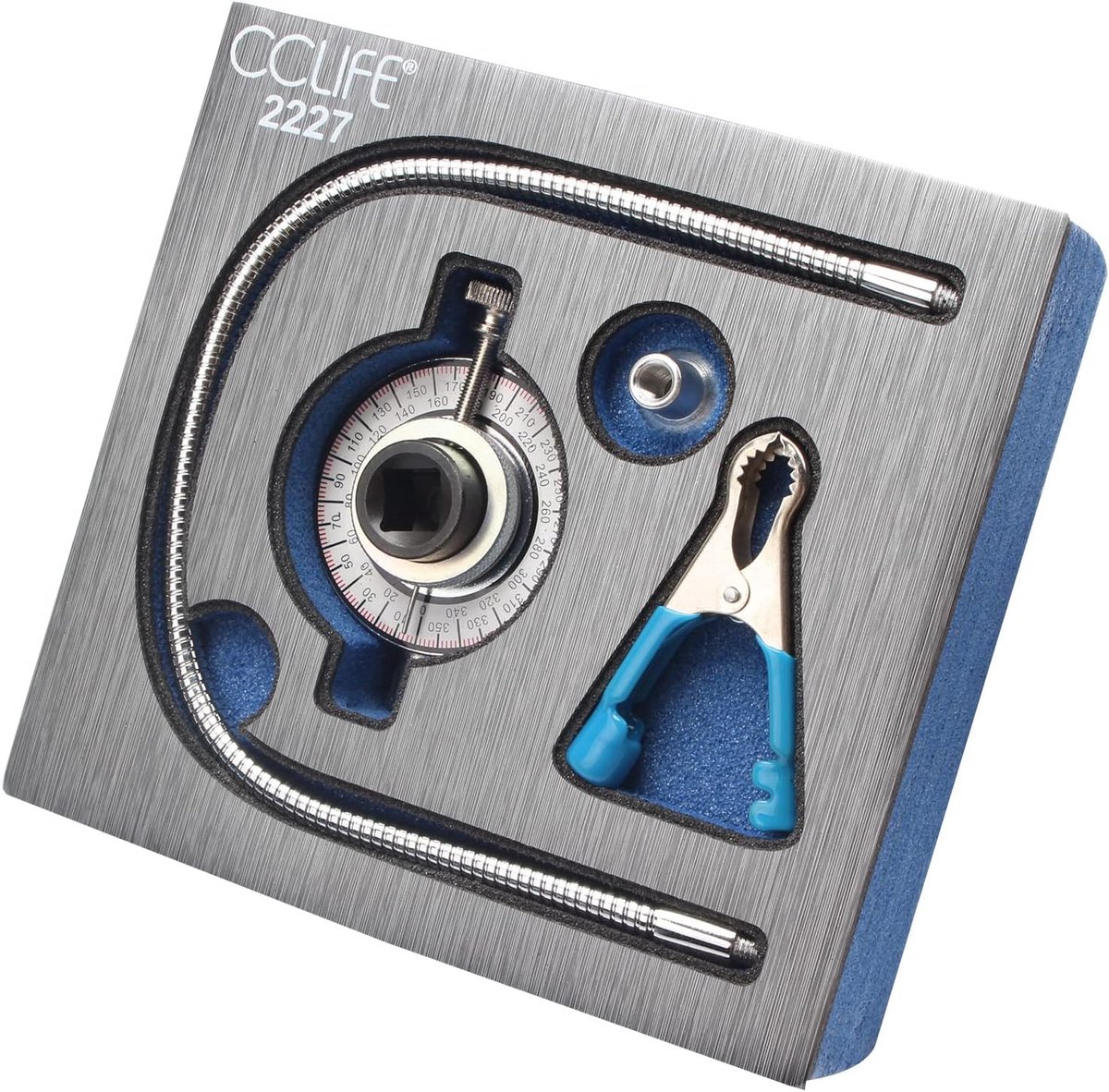 SnelShoppen - Rotating Angle Gauge 1/2 inch met Magnetische Arm en Claw - Precisie Hoekmeting voor Werkplaats - Max. Belastbaarheid 280 Nm - Ideaal vo