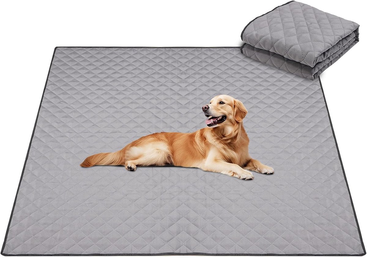 SnelShoppen - Herbruikbare Training Mat voor Honden 143 x 143 cm, Wasbare Puppy Mat, Waterdichte Vloer, Snelle Absorptie, Urinaire Mat voor Katten - G