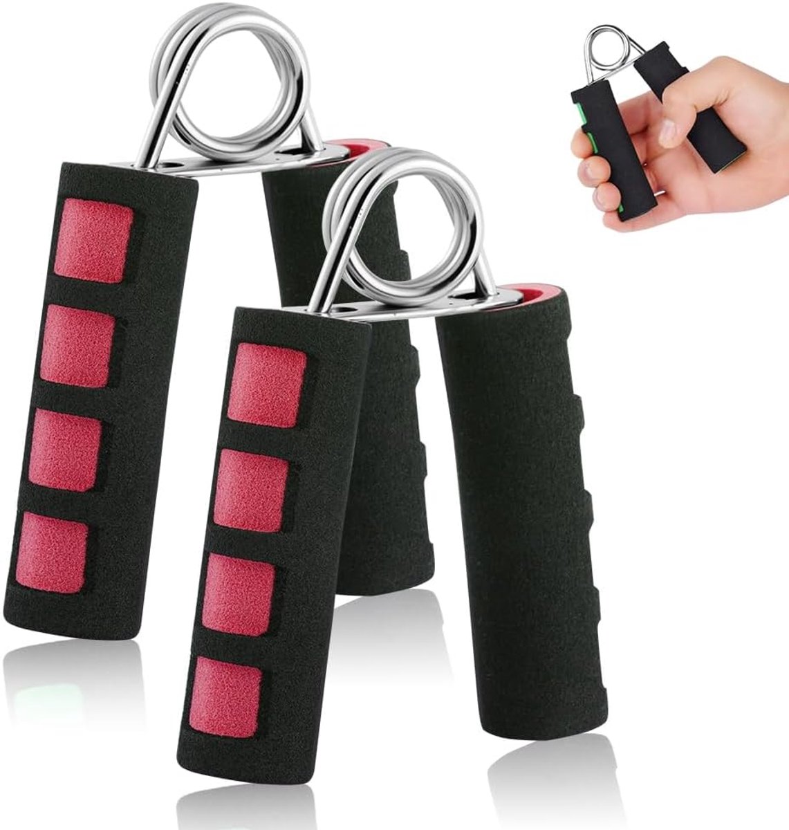 SnelShoppen - Pack van 2 Grip Pliers voor Forearm Training - Versterk Hand en Pols Spieren met Non-Slip Handvat - Ideaal voor Thuis en Sportschool