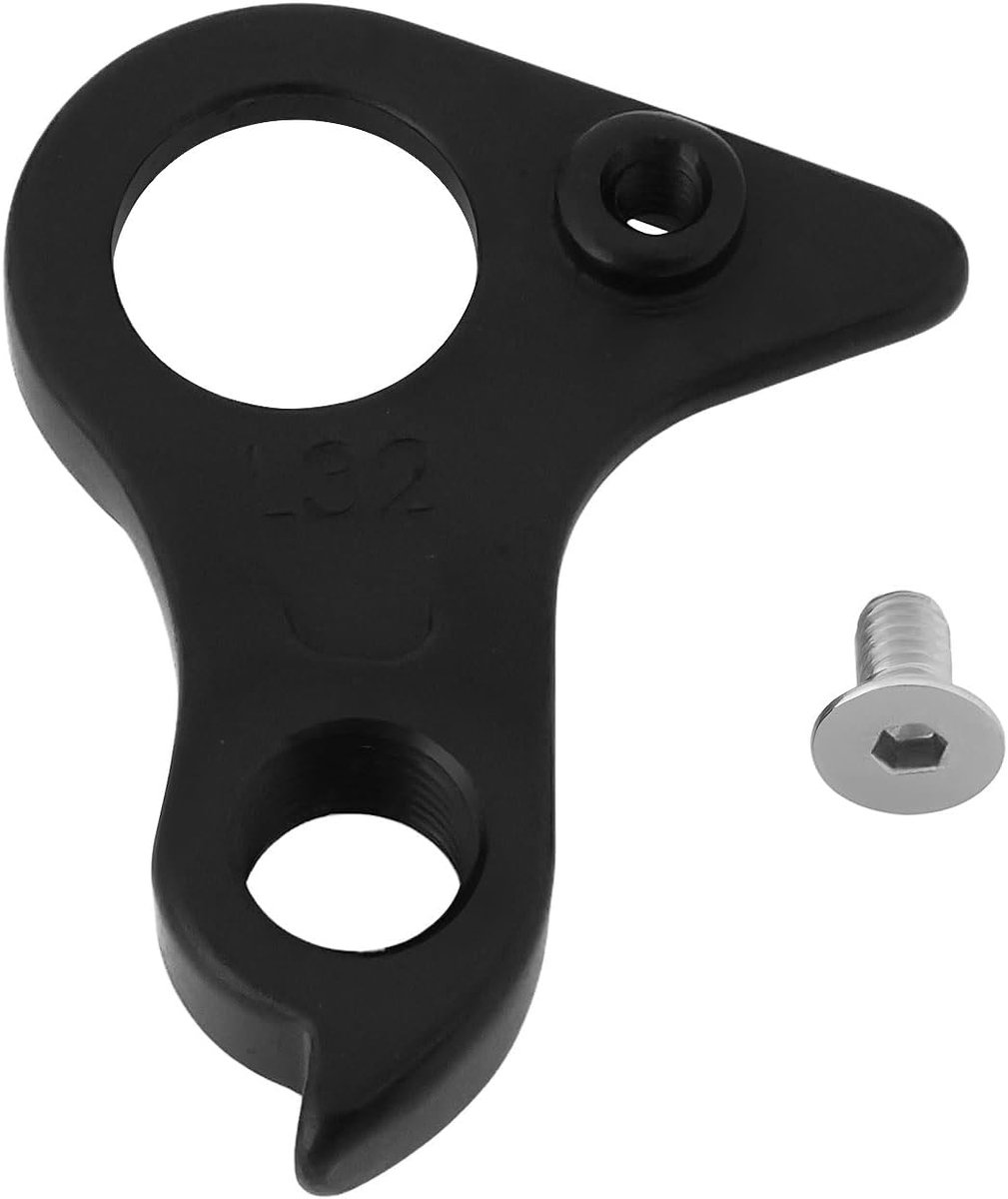 SnelShoppen - Achterderailleur Hanger 9000028 voor Racefietsen - Geschikt voor M4 x 12mm Schroef - Robuuste Aluminium Legering - Zwart - Perfect voor