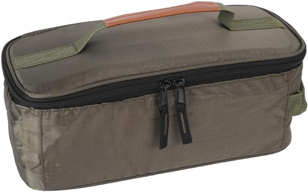 Camp Kitchenware Organizer Tas voor Camping, Waterdichte Opbergzak voor Kookgerei, Ideaal voor Barbecue en Hiking, Army Green