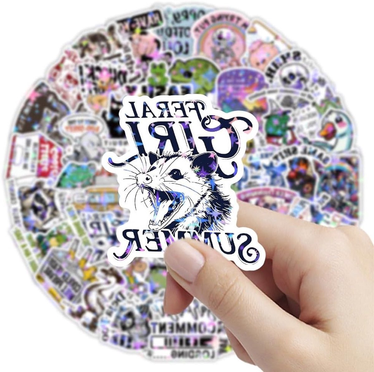 Grappige stickers voor volwassenen, 100 stuks, sarcastische vinyl stickers voor auto, motorfiets, laptop, skateboard en bagage