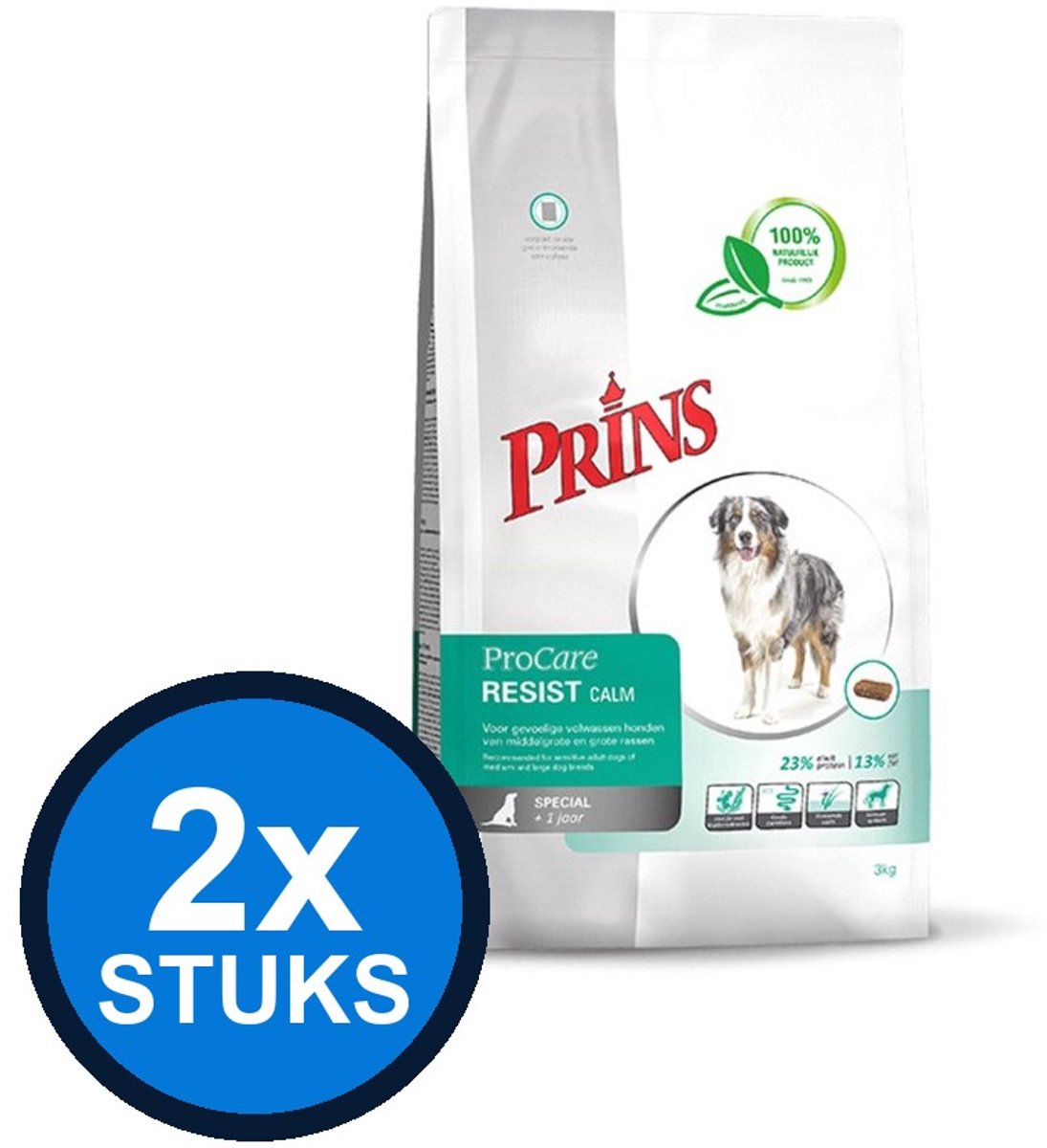 2x Prins - ProCare resist calm 3kg - Hondenvoer - 3 kg