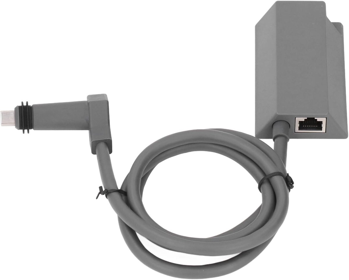 Thijox - Ethernet-adapter Satelliet Internet Plug and Play V2, Rechthoekige Schotel Netwerkadapter voor Gen 2 Dishy en Router, Betrouwbare Prestaties,