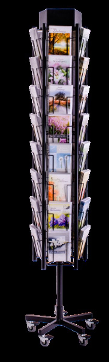 Condoleance luxe wenskaarten complete display