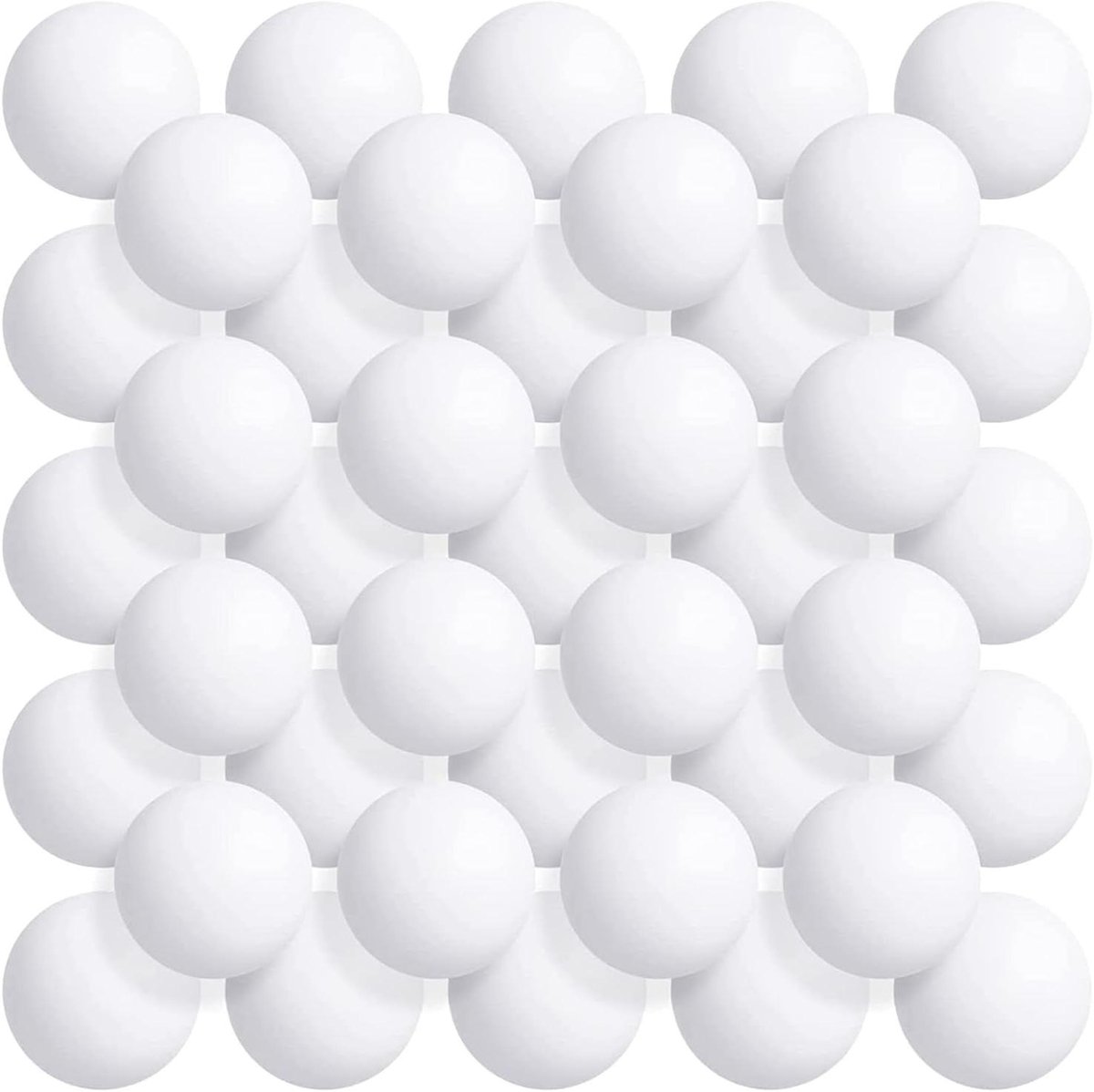Pingpongballen - Tafeltennisballen - Entertainment - Mat Oppervlak - 40 mm - Wit