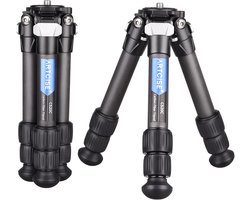 SnelShoppen - ARTCISE Carbon Fiber Mini Tripod - Lichtgewicht Compact Tafelstatief voor Camera's, DSLR - Max Laadcapaciteit 22 lbs / 10 kg - Ideaal vo