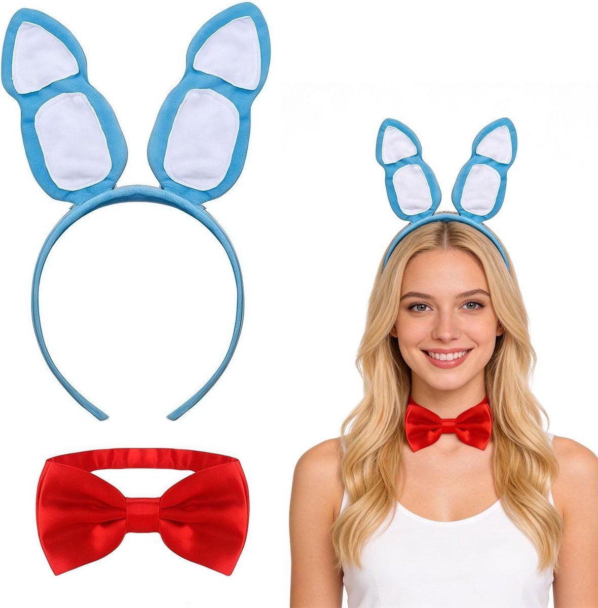 Bunny Oren Kostuum, Schattige Konijnenoren voor Volwassenen, Perfect voor Cosplay en Feestjes