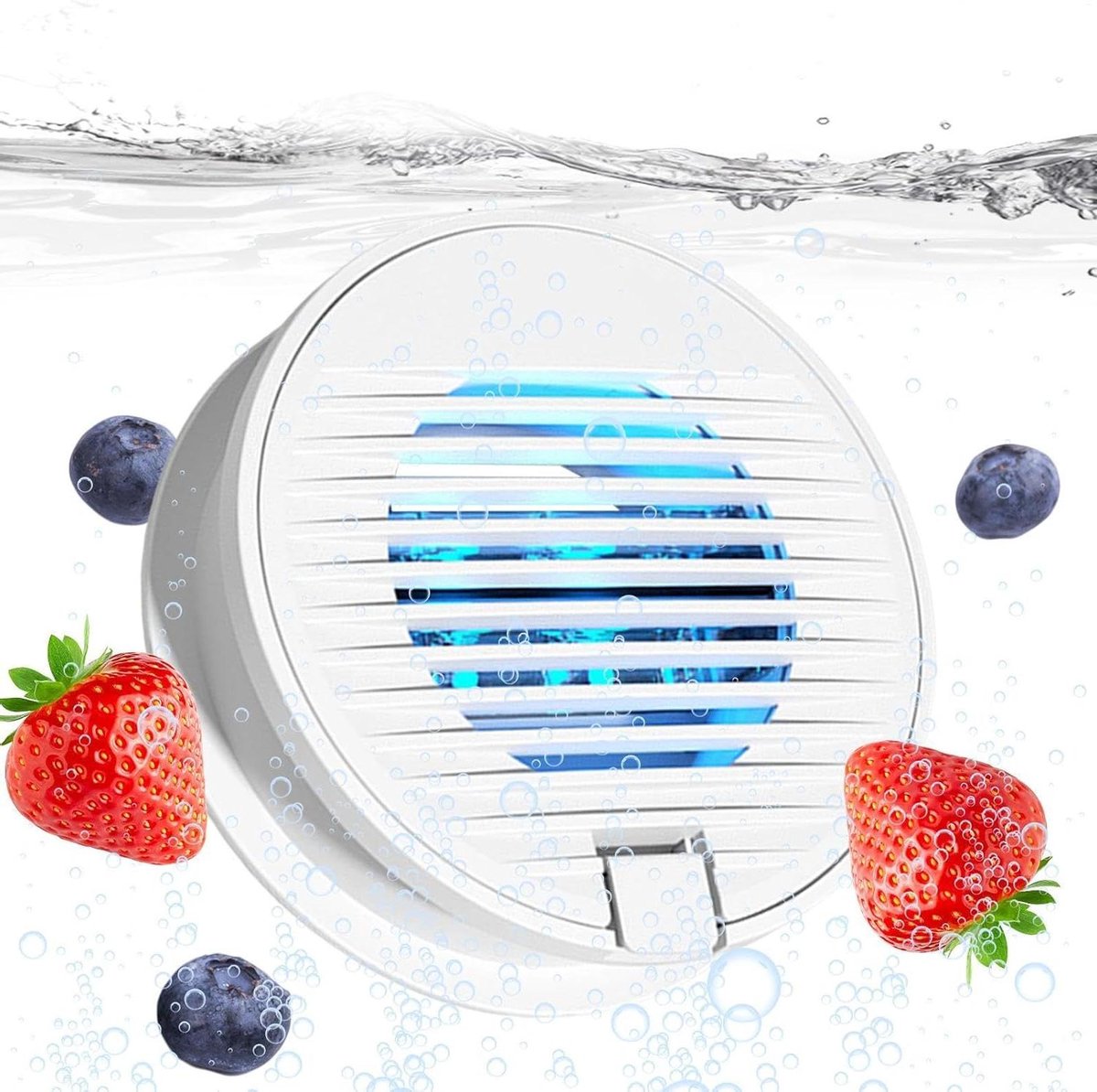 Fruit Reiniger - Groente Wasser - Voedsel Hygiëne - USB Aangedreven - 12 x 12 x 4 cm - Wit