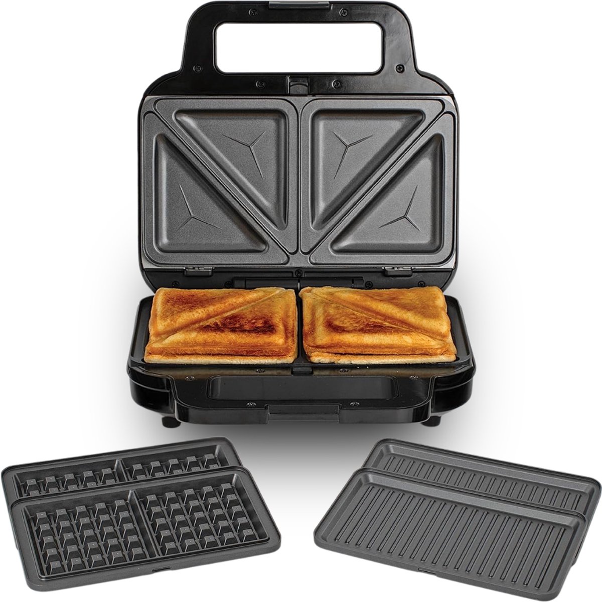 Zavio® Contactgrill - Tosti Apparaat - Tosti-ijzers - Panini Grill - Zwart