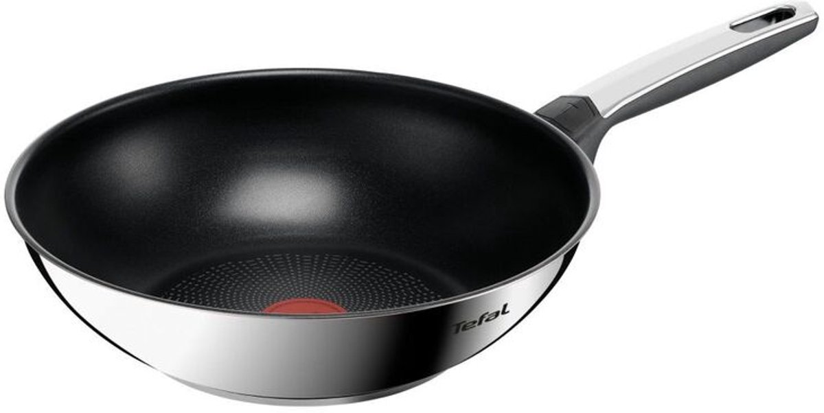 Tefal Space Emotion+ - Wokpan 28 cm - RVS - Geschikt voor Inductie