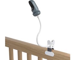 SnelShoppen - Clip-houder voor Owlet Cam 2 / Owlet Cam Slimme Baby Monitor - Stevige Bevestiging - Zwart - Ideaal voor Thuisgebruik en Reizen