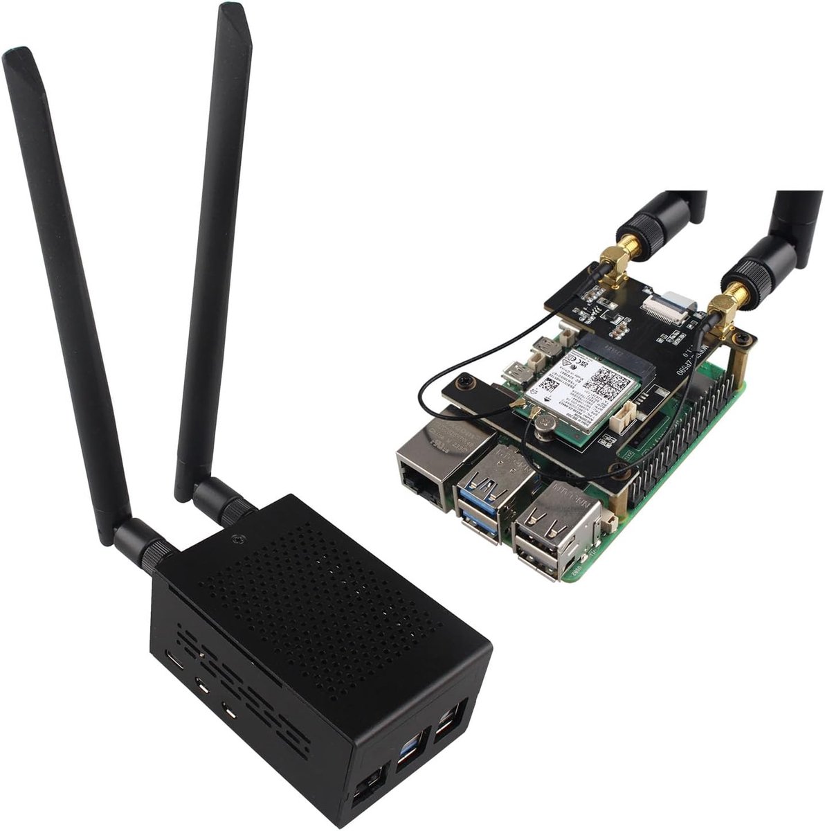 Zp590A PCIe to WiFi7 6 6E 5 Hat Expansion Board wifi 7 Adapter