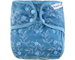 Wasbare luier overbroekjes One Size - Bladeren patroon - Groeit mee met je kindje - Geschikt voor 5 tot 16 kg - SnelShoppen
