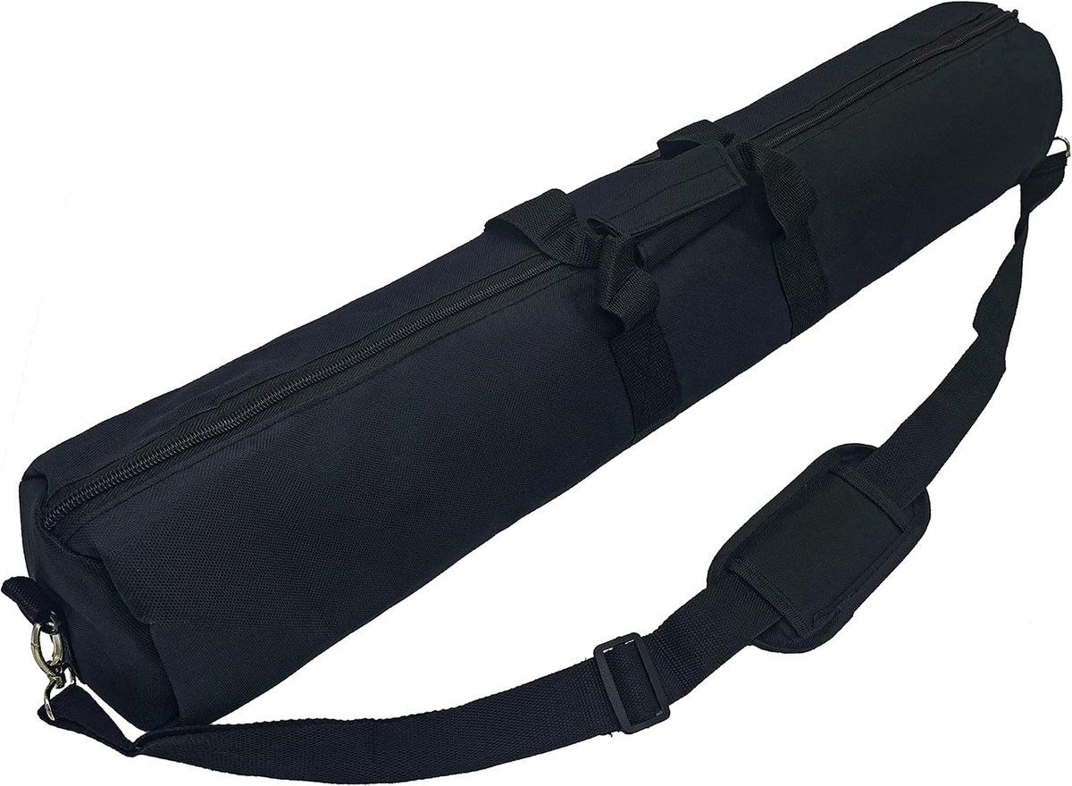 Tassen voor Dire Eenpootstatieven Lichte Standtas Verstelbare Gevoerde Statieven Lichtstandaard Draagtas (Zwart, 70cm)