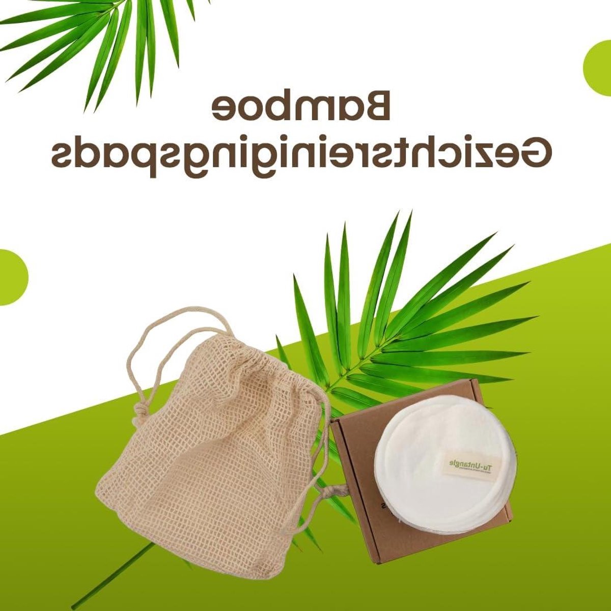 Herbruikbare make-up pads - Wattenschijfjes bamboe - Make-up verwijderen - Zacht hypoallergeen materiaal - 10 stuks - Niet gespecificeerd