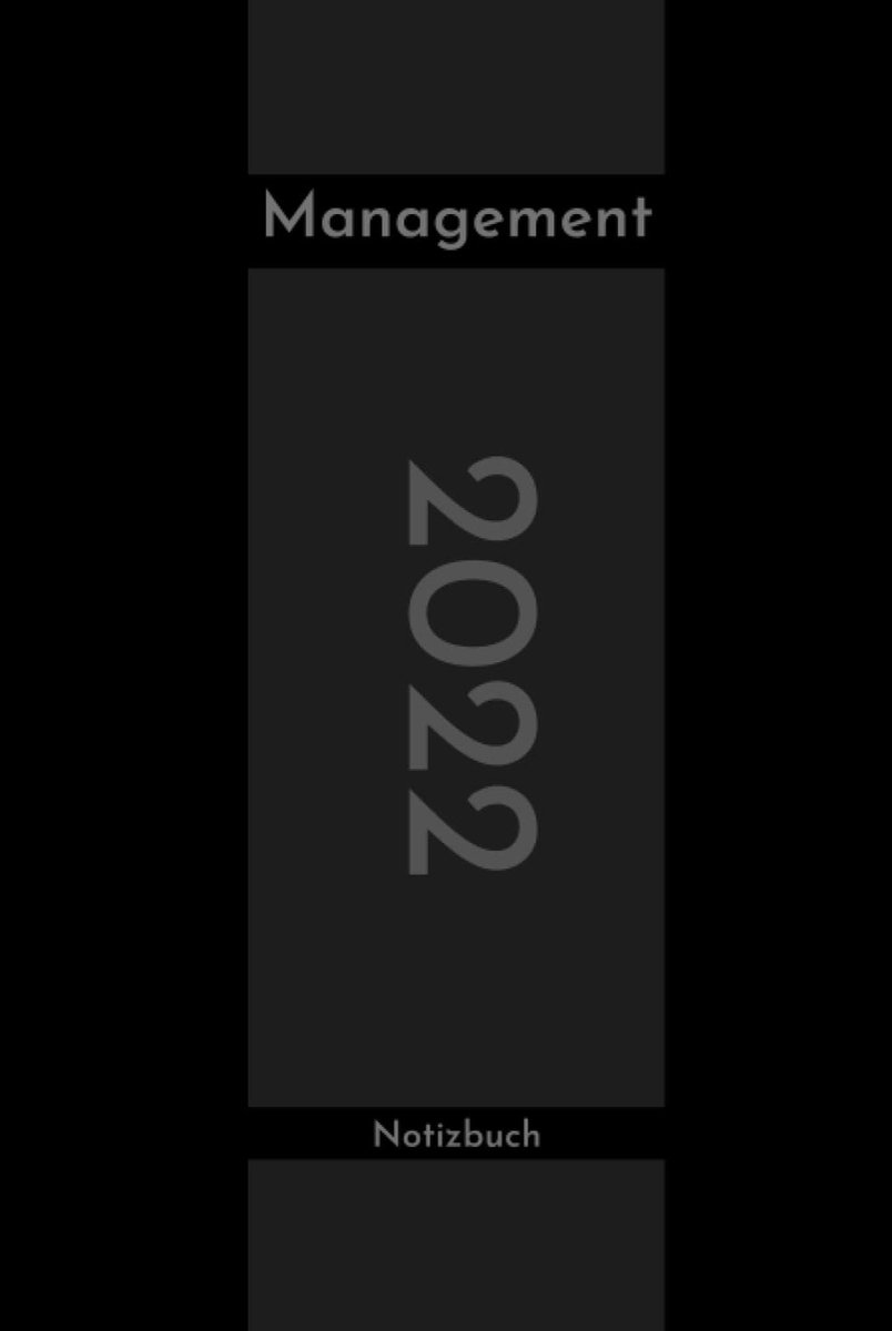 Notizbuch mit kalender 2022: A-5 - Hardcover - Gebunden - Kalender 2022 - Sehr übersichtlich - Management-Notizbuch