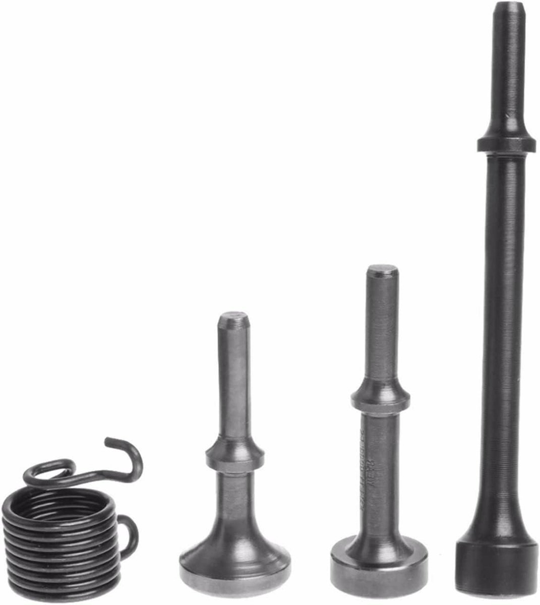 Lucht Hamer Bits - Pneumatische Bits Set - Metaal Bewerken - Ovalen Oppervlak Ontwerp - 4 Stuks - One Color