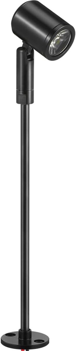 Led-spot voor vitrines, sieraden, kleine led-spot voor tentoonstellingsstandaard, verstelbare kop, binnenverlichting met laag stroomverbruik, voor kasten, commodes, restaurants en cafés