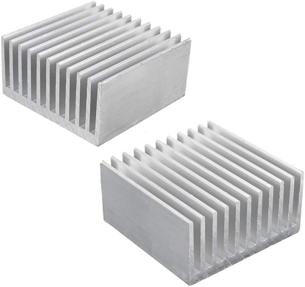 Aluminium koellichaam, chipset koellichaam, koelventilator, zilver