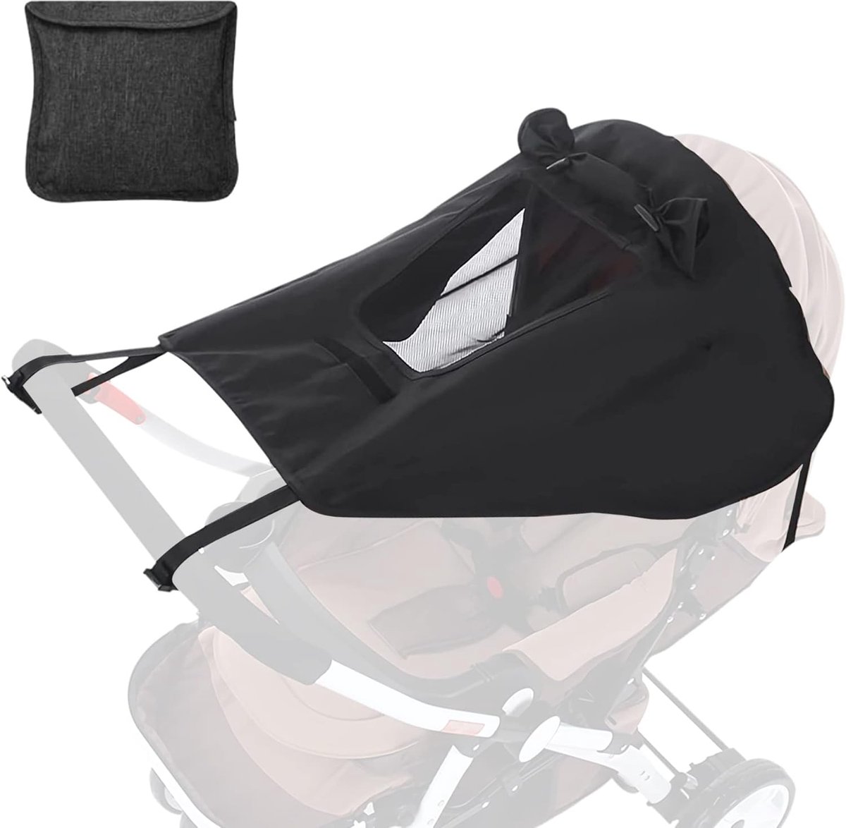 Parasol voor kinderwagen, universel, verstelbaar, Uv 50+