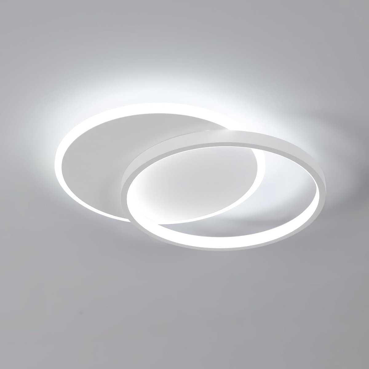 rond, 40 cm, 40 W, 4500 lm, moderne plafondlamp, warmwit, 6500 K