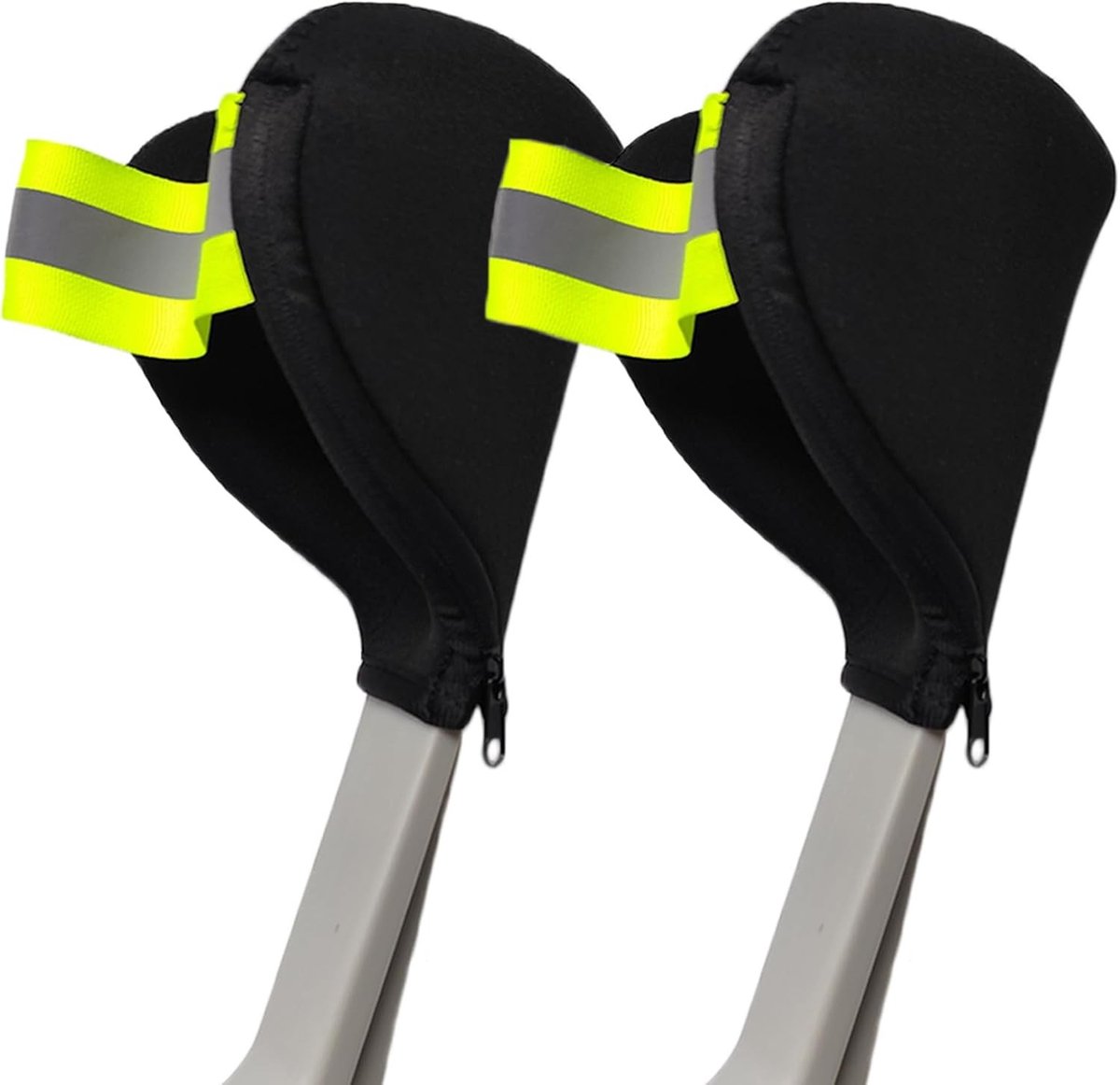 Elastische Ondersteuning voor Stoel - Kussen voor Onderarm en Elleboog, Geschikt voor Ouderen en Gehandicapten, Inclusief Reflecterende Strips, Set van 2 Stuks