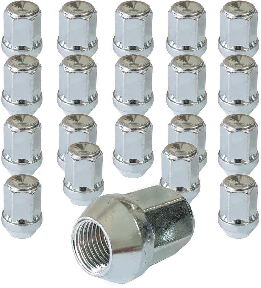 Moeren M14x1.5 Hex 19mm Gesloten Conische Set van 20 Stuks Compatibel