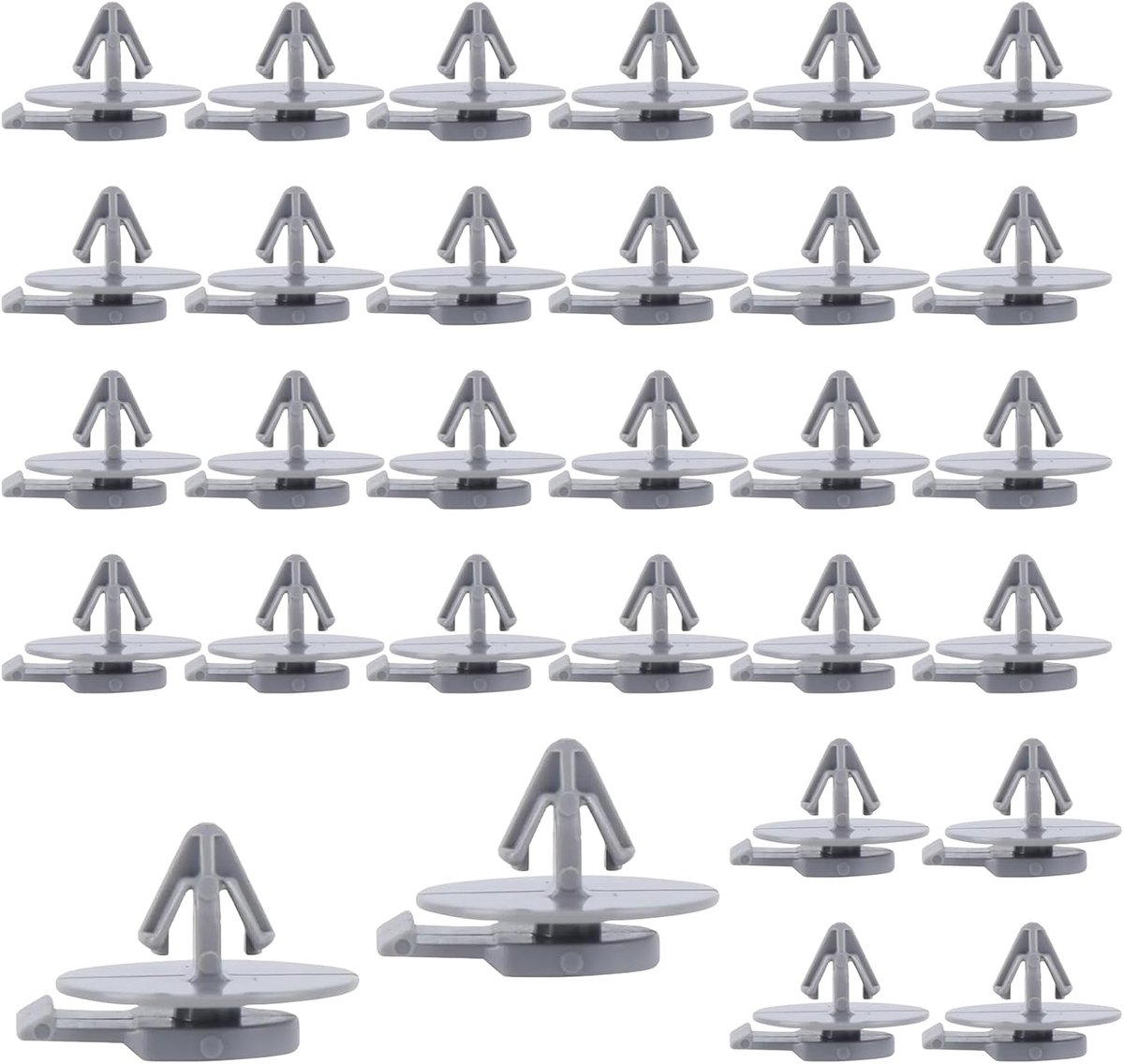 30 stuks kunststof klinknagels voor auto, compatibel met R50 R52 R55