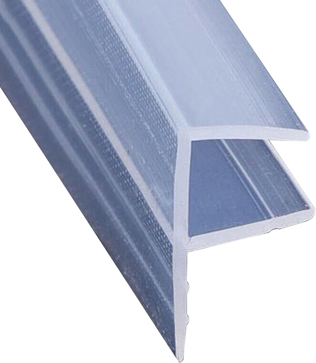 200 cm, afdichting voor 10 mm glazen deur, douchewand