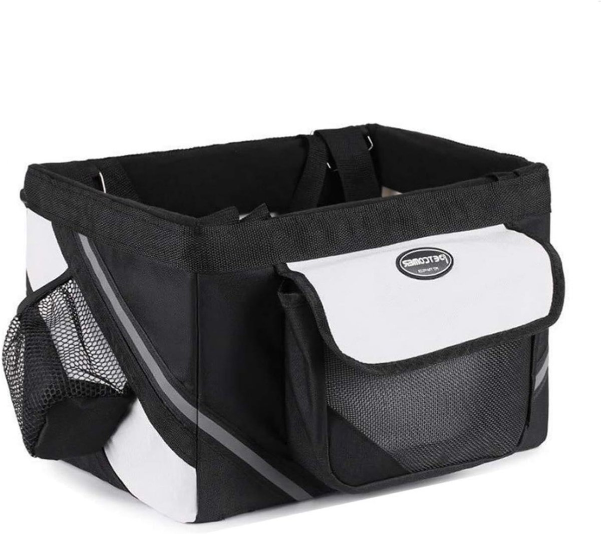 Fietsmand Hond - Hondenmand Fiets - Veilig Vervoer - Waterdicht Oxford Materiaal - tot 6 kg - Zwart