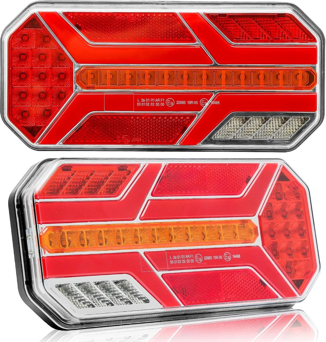 Achterlicht voor Aanhanger en Caravan met 7 Functies - Led Verlichting 12V 24V, ECE, IP67, Mistlamp, Remlicht, Richtingslicht