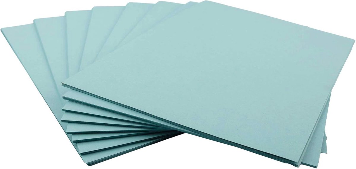 House of Card Paper A3 160gsm Pastel Blauw Gekleurde Kaart (Pack van