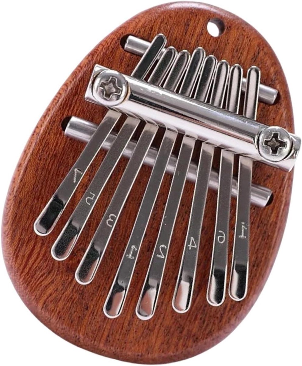 Mini Kalimba - Duimpiano Muziekinstrument - Muziek Maken - Gegraveerde Toetsen - 8 Toetsen - Niet gespecificeerd