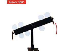 Reset en roteer metalen doelstandaard met 8 stalen platen voor pistool Airsoft BB Guns (Balans)