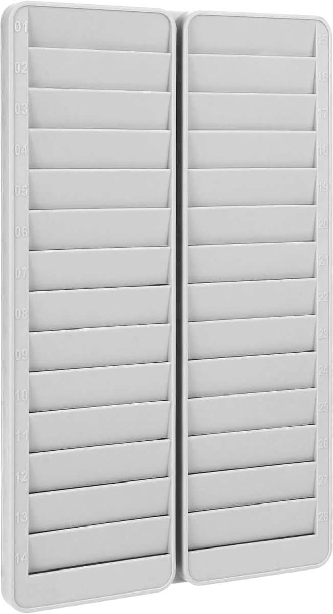 28 kaartvakken, wandhouder, kaartenorganisatiebord
