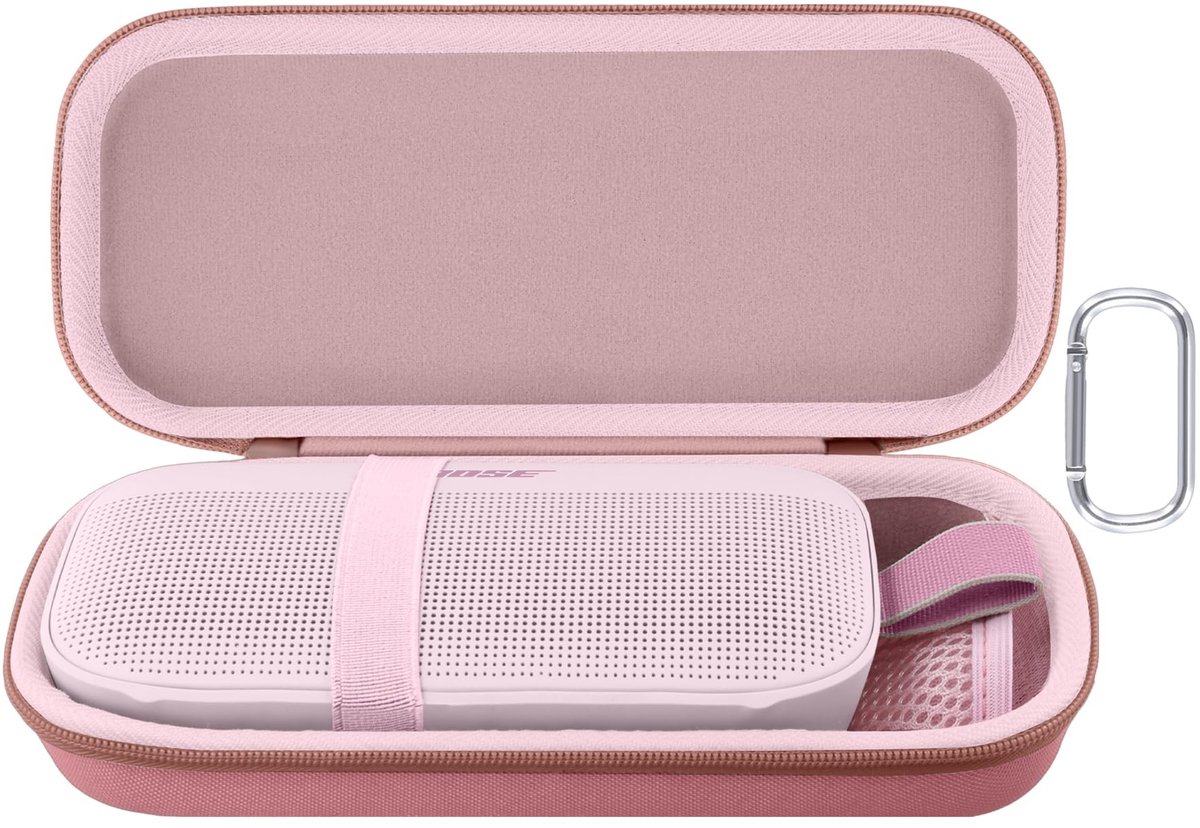 Omgoods - Hard Beschermcase voor Bose SoundLink Flex 2nd Gen - Reis Etui, Roze