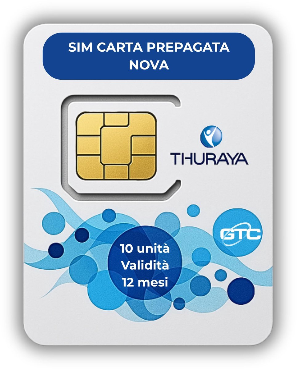 Omgoods - Thuraya Satelliet Telefoon met Nova Kaart en 10 Eenheden