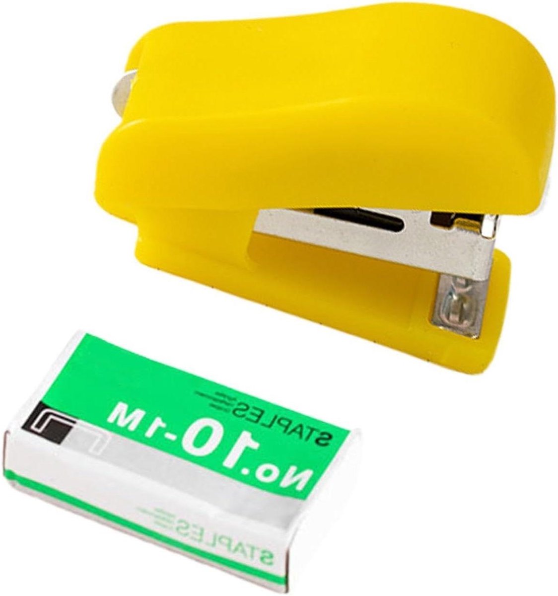 Mini Nietmachine - Compacte Nietmachine - Papier Organiseren - Ruimtebesparend Ontwerp - 4 x 4 x 15 cm - Willekeurig