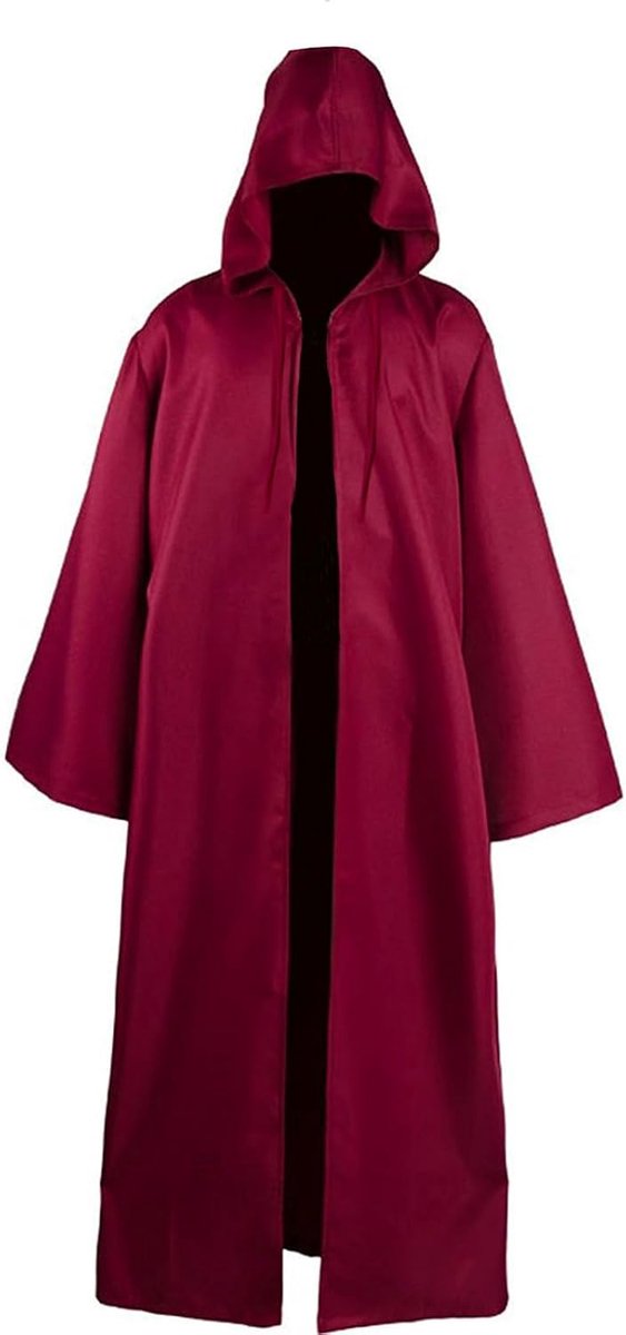 service Halloween kostuum voor volwassenen, tuniek, hoodies gewaad cosplay capes, grijs, S