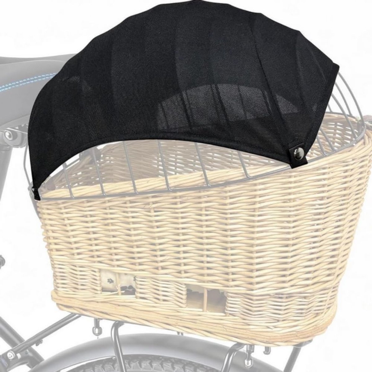 Omgoods - Fietsmand Hond met Zonbescherming