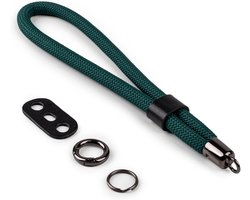 Camera polsband touw, camera polsband compatibel met Fujifilm XT5 XH2S Nikon Z30 Z50 Canon EOS R6 R10 R50 Sony A6700 A6400 A6000 A7C II A7IV DSLR camera - zwart