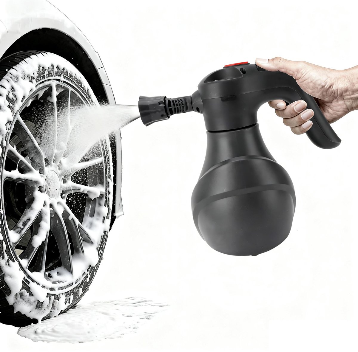 Omgoods - Elektrische Auto Was Sprayfles Foam Sprayer 2L Draadloos