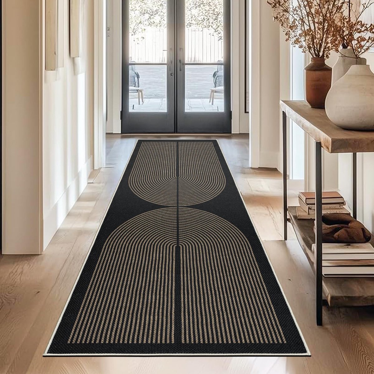 Omgoods - Jute Keuken Vloerkleed 80x200 cm - Wasbaar en Antislip voor Corridor en Balkon