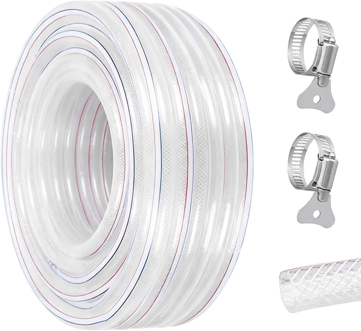 Omgoods - Drinkwater Tuinslang 3 Meter PVC met Weefsel