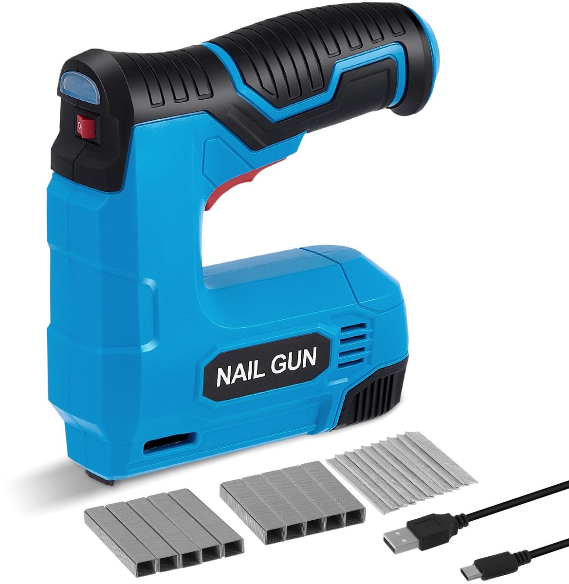 Omgoods - Elektrische Nietpistool 2-in-1 - Draadloze Nailer met USB Oplader
