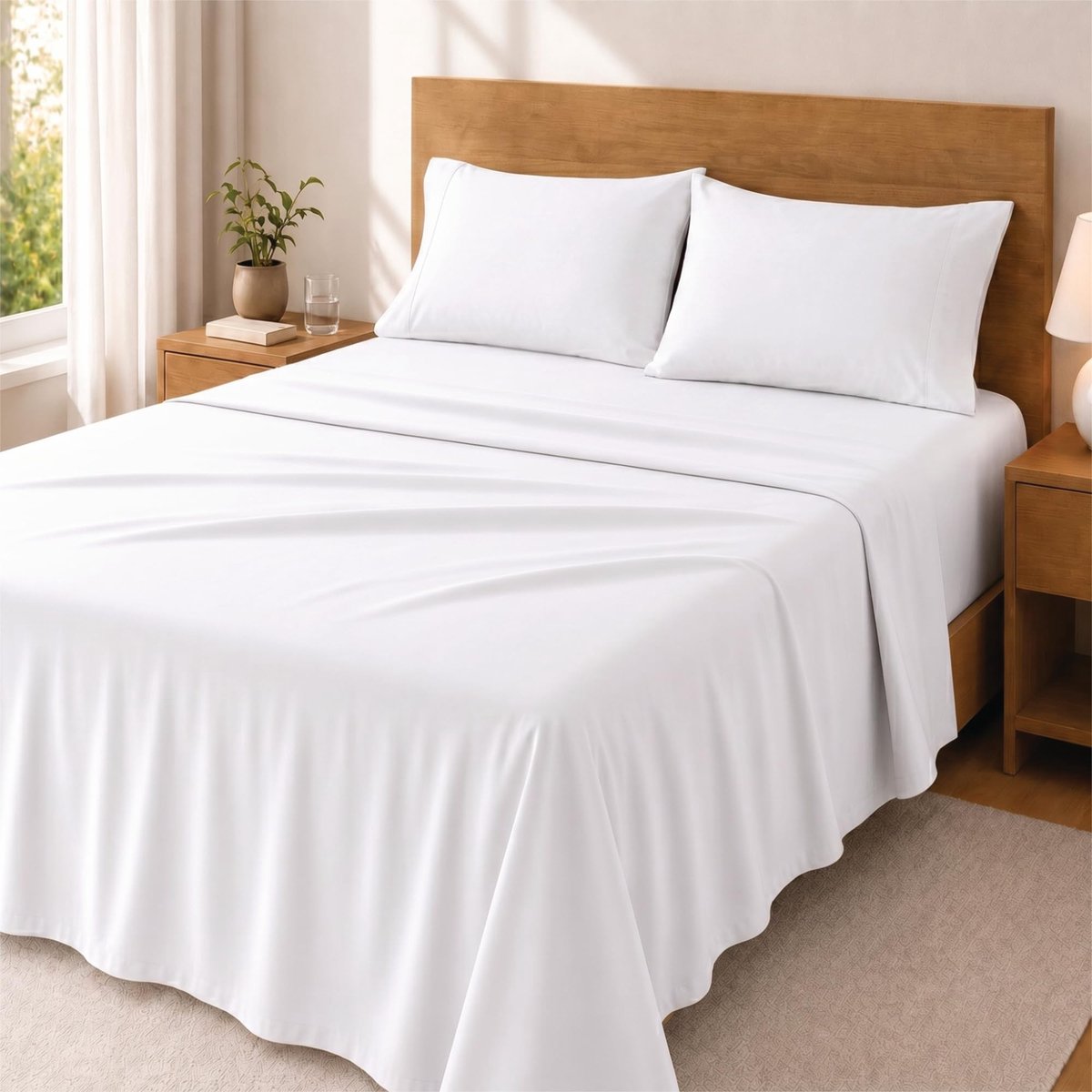 Omgoods - Premium 4-delige Beddenset voor 200 cm Brede Bedden