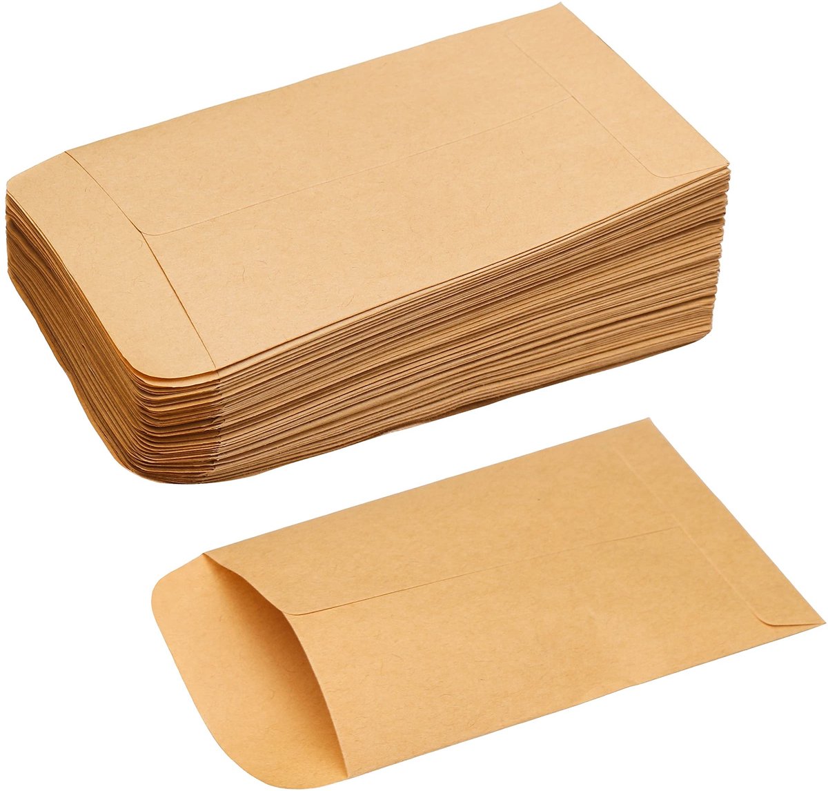 Omgoods - Set van 100 Mini Kraft Papieren Tassen 6 x 10 cm