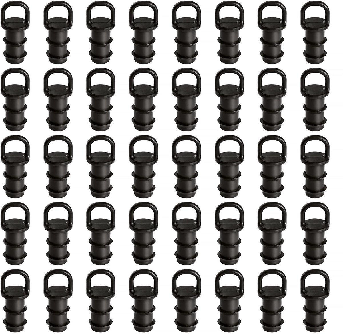 40 Stuks 16 mm Druppelirrigatie Fittingen, Irrigatie Fittingen Eindpluggen, Eindpluggen voor 16 mm Druppelslang, Druppelirrigatie Eindpluggen, voor Irrigatiesysteem